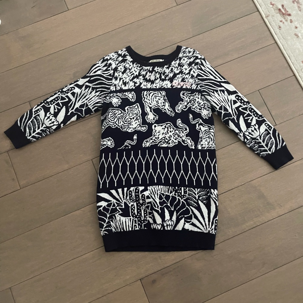 Kenzo sweater dress 4T Girls